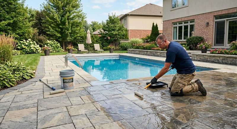 Flagstone Sealing in Puyallup, WA